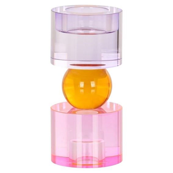 Świecznik ZAHRA S Wielokolorowy