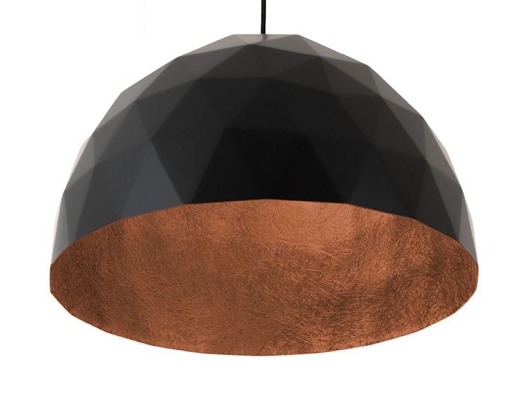 Lampa wisząca LEONARD L – miedziano-czarny