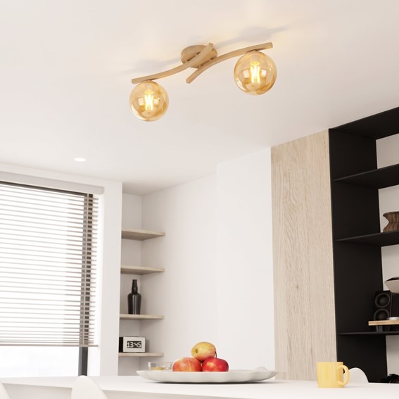 Lampa Sufitowa OPUS 2 Beżowy/Miodowy
