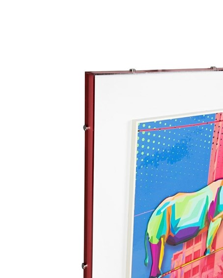 Obraz RHINO IN THE CITY 88x110cm