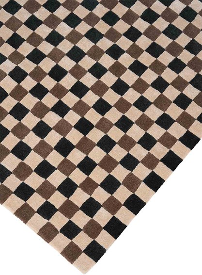 Dywan FLICKER Dark Green Beige Brown 5015 240x340 cm