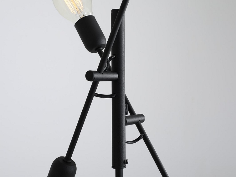 Lampa podłogowa TWIGO FLOOR 4 – czarny