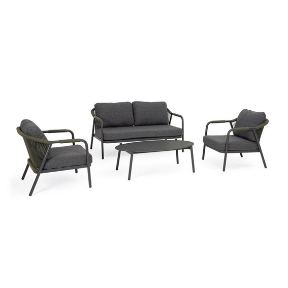 Zestaw Ogrodowych MIRAVET Antracyt/Zielony