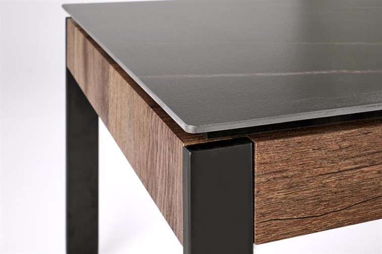 Ława RAMONA Czarny/Orzech