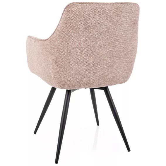 Krzesło BALLO LEO Beż/Czarny Mat