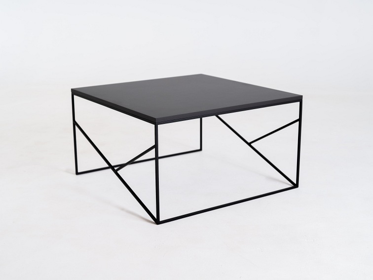 Stół Kawowy Fancy Basic 80x80 Czarny