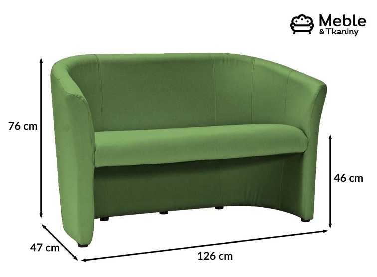Sofa TM-2 Zielony