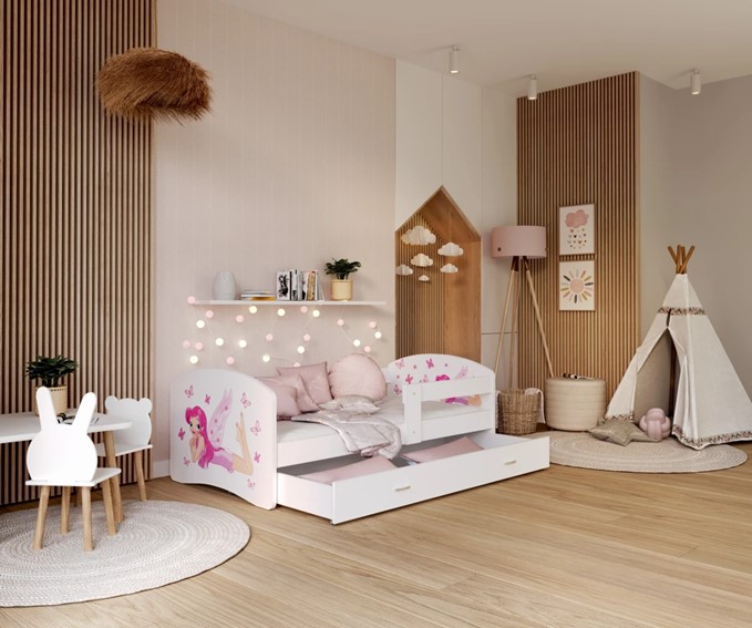 Łóżko Dziecięce JOHNY 80x180 Biały