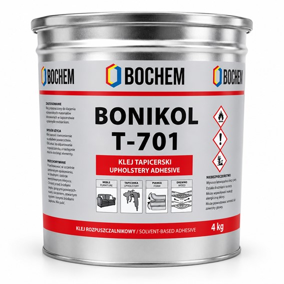 Klej Tapicerski BONIKOL T-701 puszka 4 kg