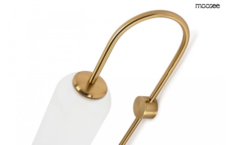 Lampa Ścienna SLACK Złoty/Biały