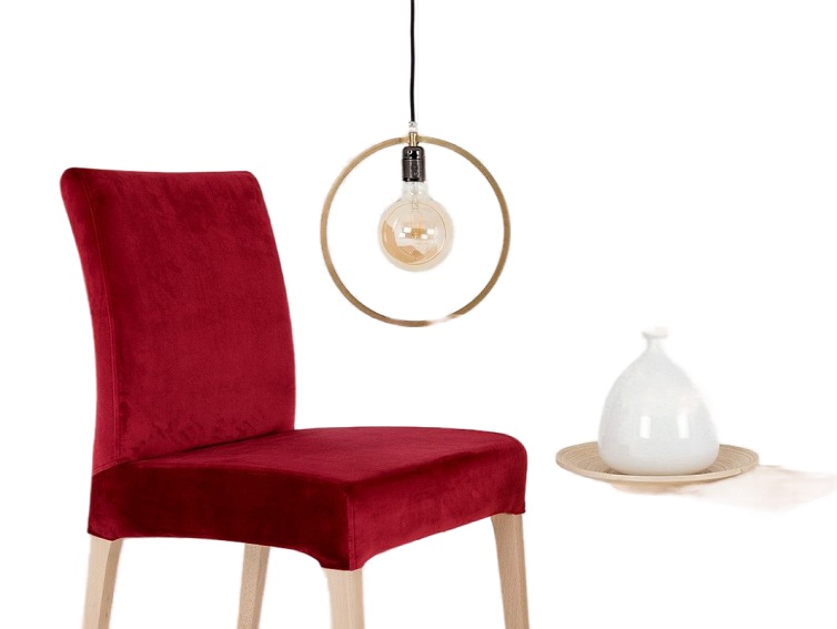 Krzesło Diana 45x58x93 Soczysta Żurawina/Naturalny