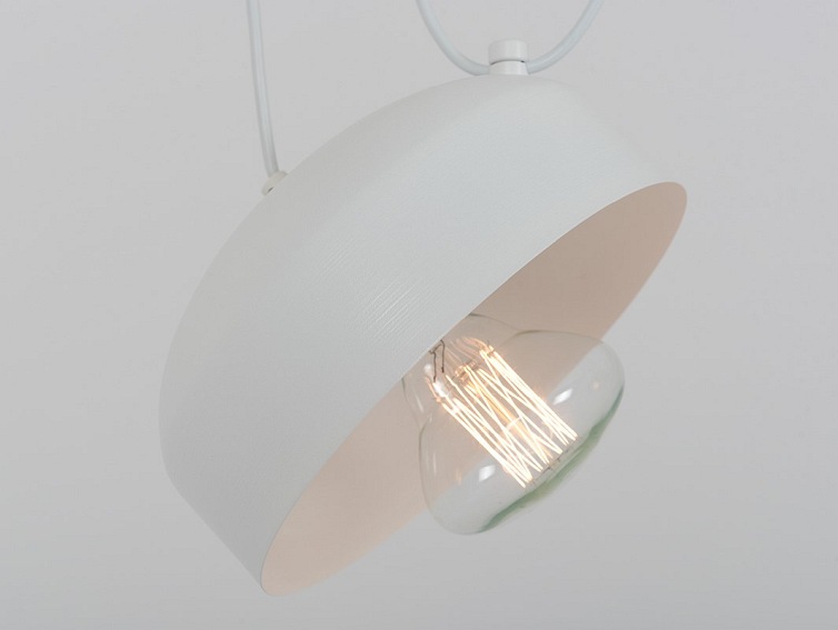 Lampa wisząca POPO FLAT 2 – biały