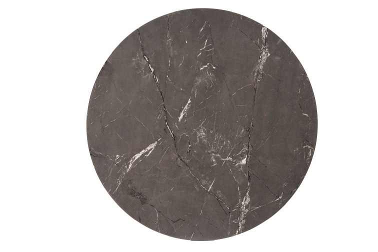 Stół CYRYL II fi100 Czarny Efekt Kamienia/Czarny