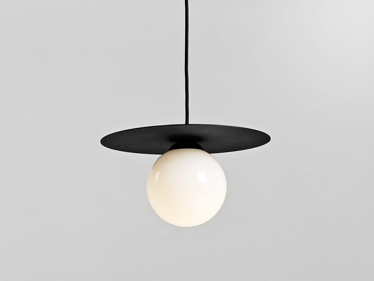 Lampa wisząca SKIVA BALL S – czarny