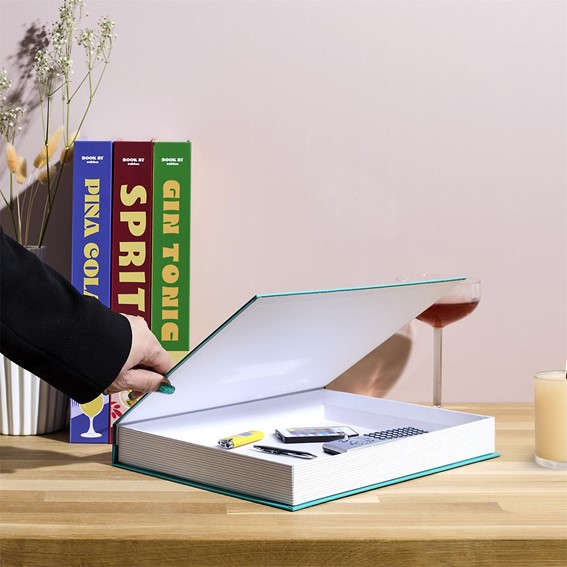 Pudełko Książka PINACOLADA Fioletowy