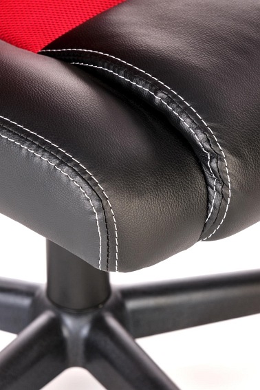 Fotel Gamingowy Obrotowy BERKEL Czarny/Czerwony