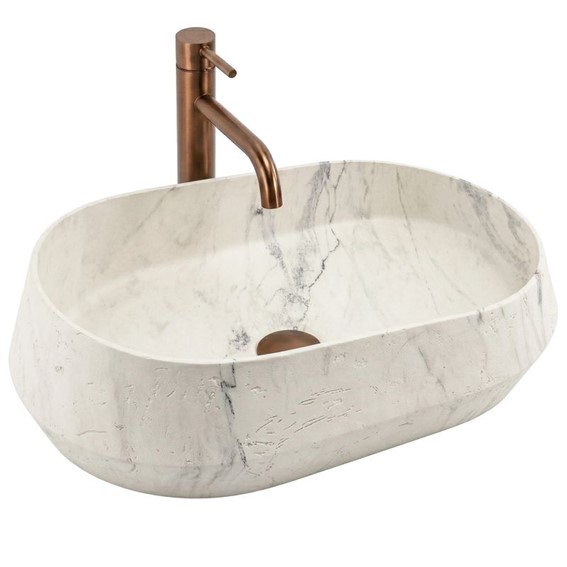 Umywalka Nablatowa ZOE Marlo Beżowy