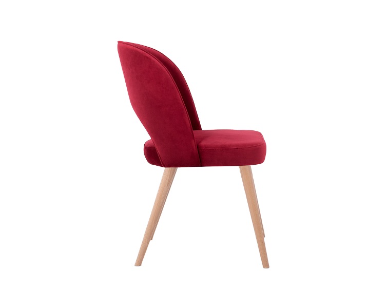 Krzesło Buko 45x50x85 Soczysta Żurawina/Naturalny