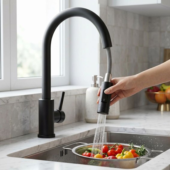 Bateria Kuchenna FRESH TOUCH Czarny