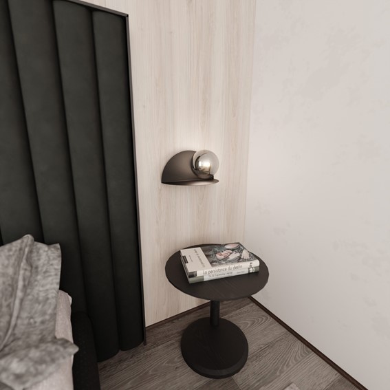 Kinkiet FORM 8 Czarny