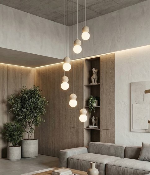 Lampa Wisząca LOOP 6 Biały