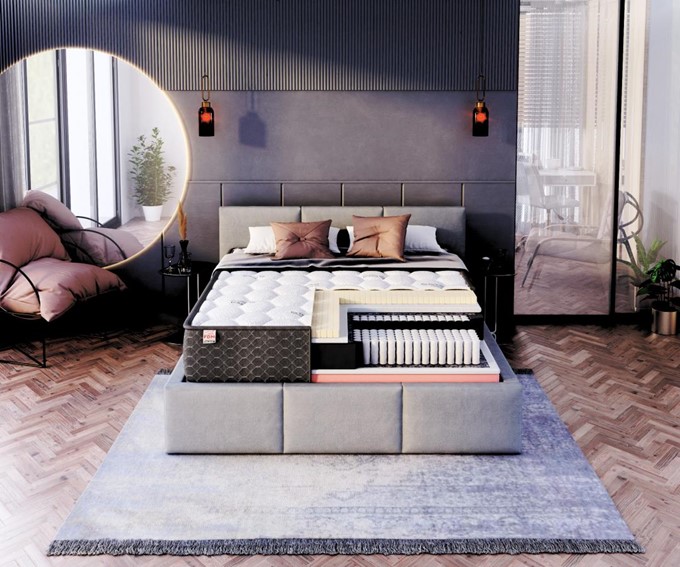 Materac COMFORT 160x200 Cashmere