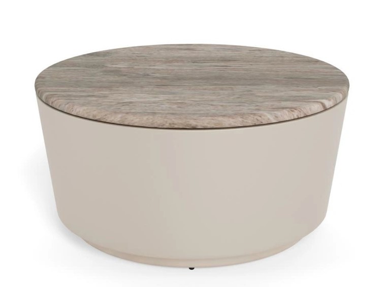 Stolik CANGAS fi80 Marmur/Szary