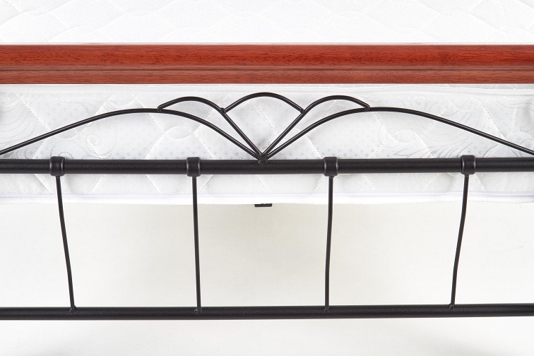 Łóżko VERONICA 90 cm czereśnia ant./czarny