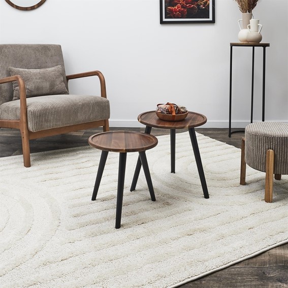 Zestaw 2 Stolików BERNIA Akacja