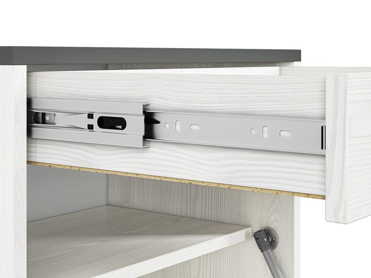 Szafka na Buty HYGA 05 Sosna Śnieżna/Antracyt