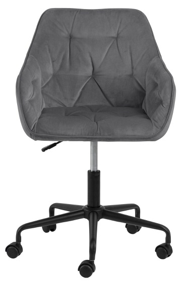 Fotel Biurowy BROOKE VIC Szary Jasny