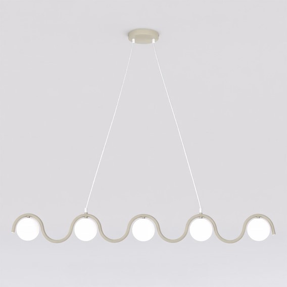 Lampa Wisząca SINUS 5 Beżowy