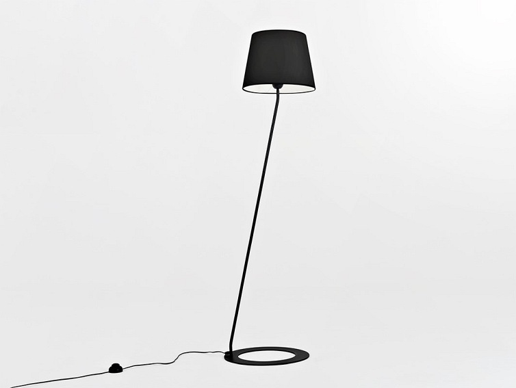 Lampa Podłogowa Shade Floor 35x50x150 Czarny