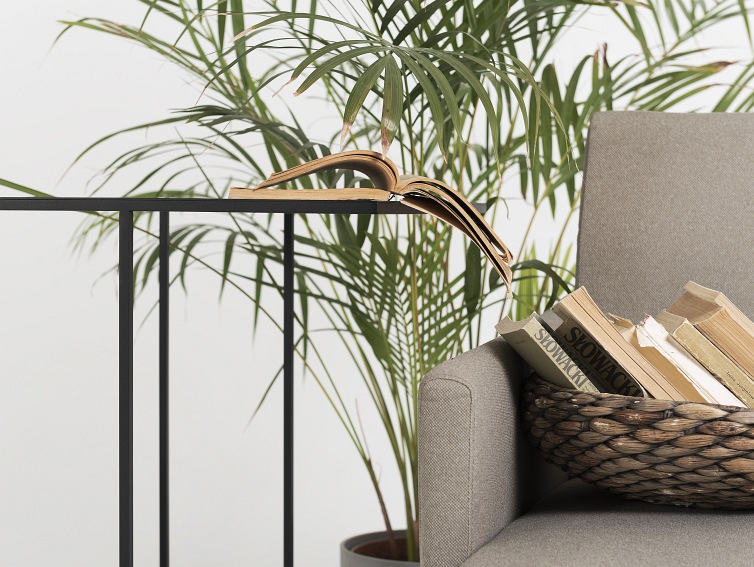 Stolik Sider Metal 50x40x70 Czarny