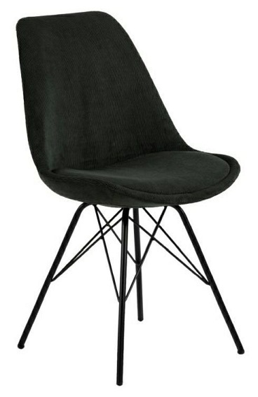 Krzesło Eris Sztruks 48x54x85 Ciemny Zielony