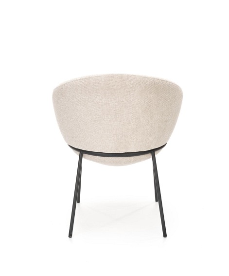 Krzesło K482 Czarny/Beżowy