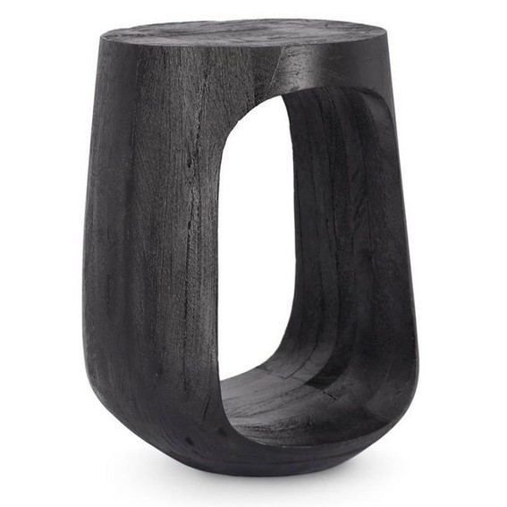 Stolik Kawowy LOPEZ Fi33cm Czarny