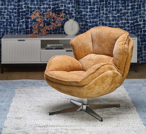 Fotel Wypoczynkowy GUIDO Musztardowy