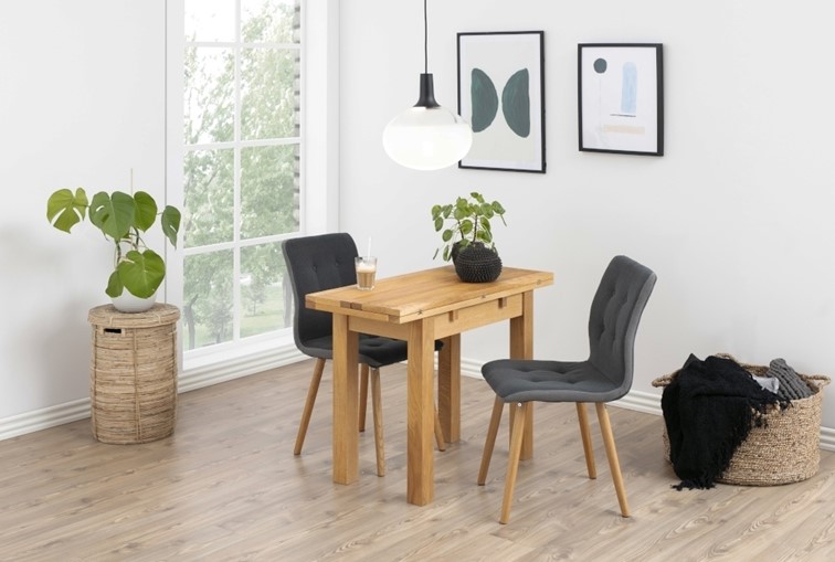 Stół Rozkładany KENLEY 100x90 Naturalny