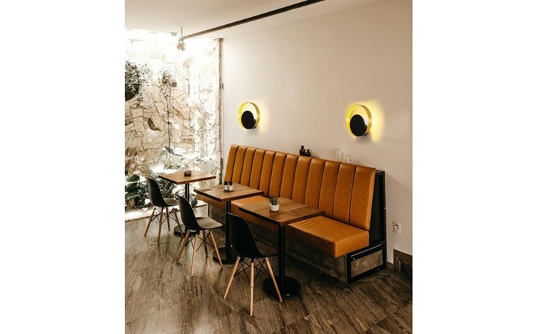 Lampa Ścienna BAND Złoty/Czarny