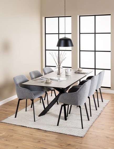 Stół IRWINE 168/210x90cm Grey Anista