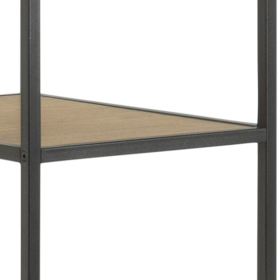 Garderoba SEAFORD Dąb/Czarny