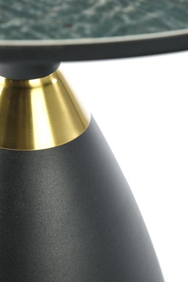 Ława MORENA fi50 Czarny/Zielony