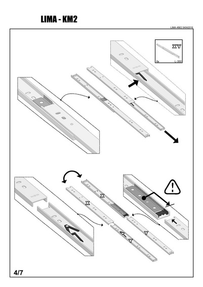 Komoda LIMA KM-2 Biały