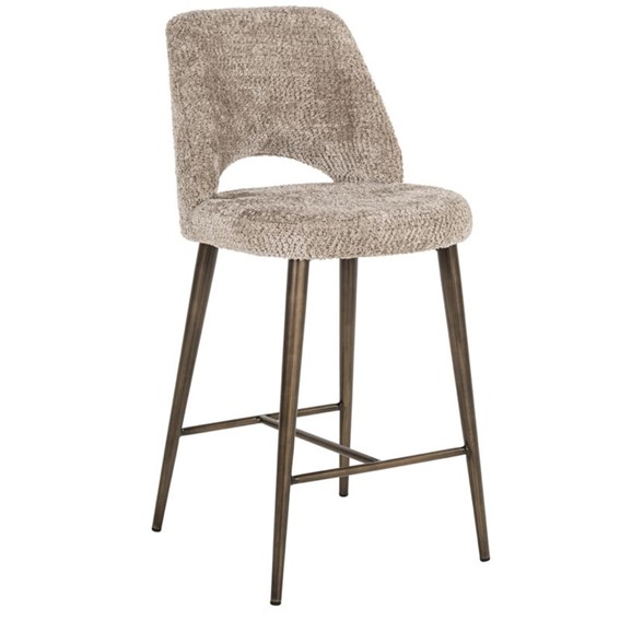 Krzesło Barowe DELPHINE 67 Beżowy