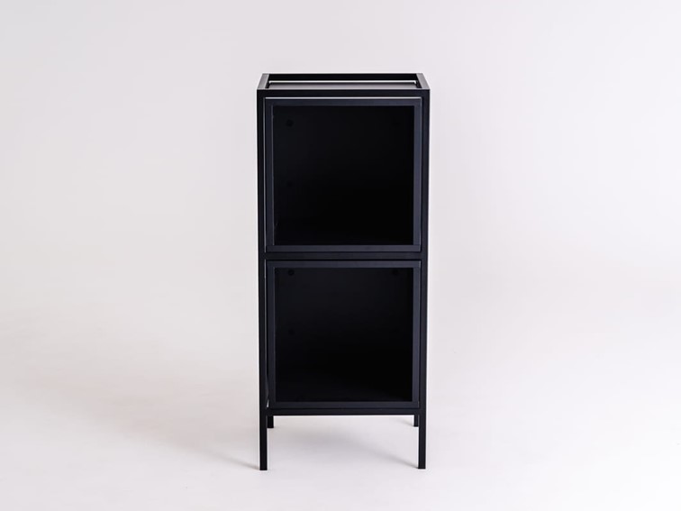 Regał SKAP BLACK 1R2 BOKS x2 Czarny