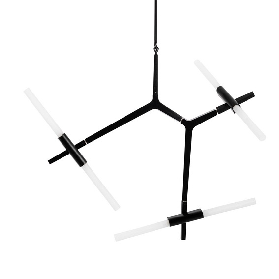 Lampa Wisząca CANDELABR 6 Czarny