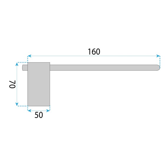 Uchwyt na Papier Toaletowy TOMI 5809 Miedź Szczotkowana
