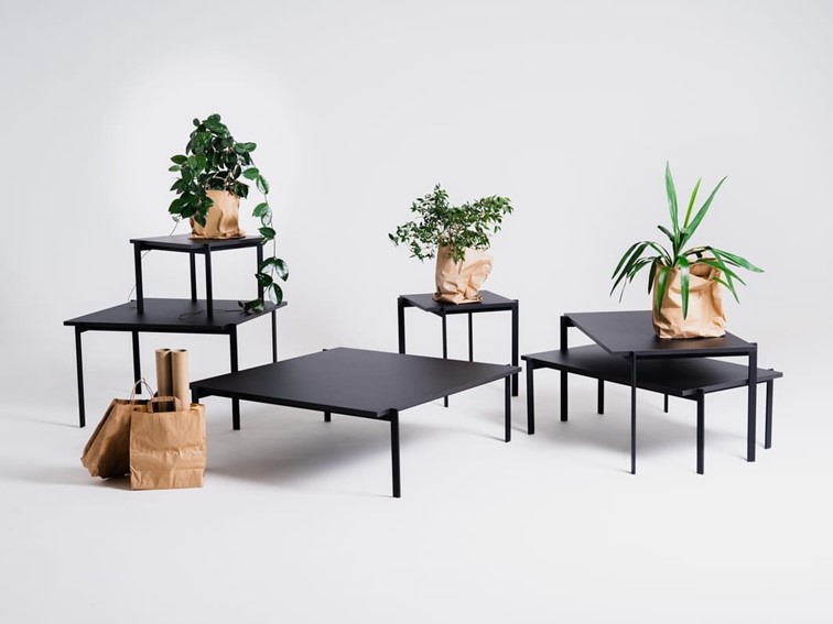 Stół Kawowy BORGE 100 LOW Czarny