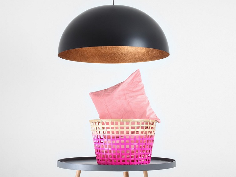 Lampa wisząca LORD 90 – miedziano-czarny